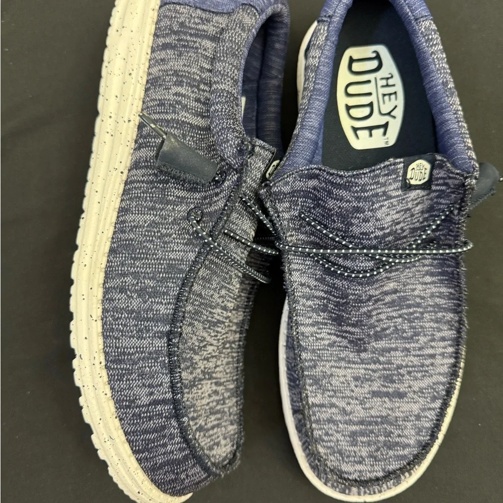 Hey Dude Men's Navy Slip-On Loafers